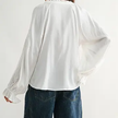 Boho White Peasant Blouse