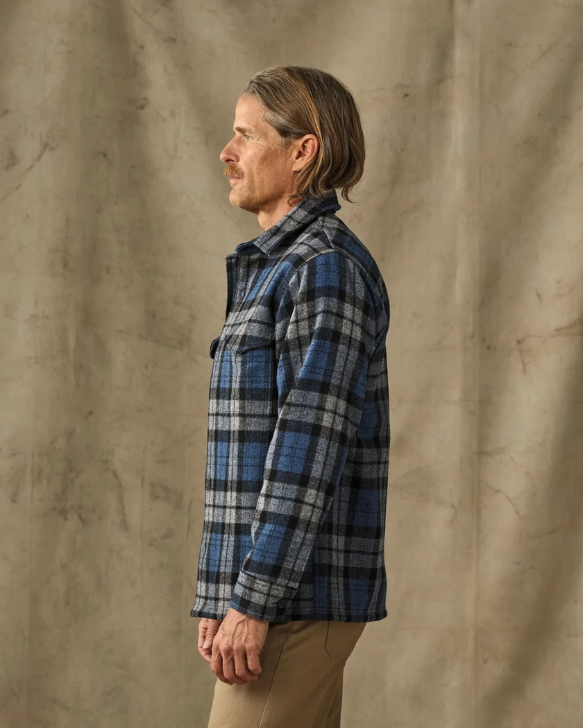 Filson Jac-Shirt, blue/heather gray-side