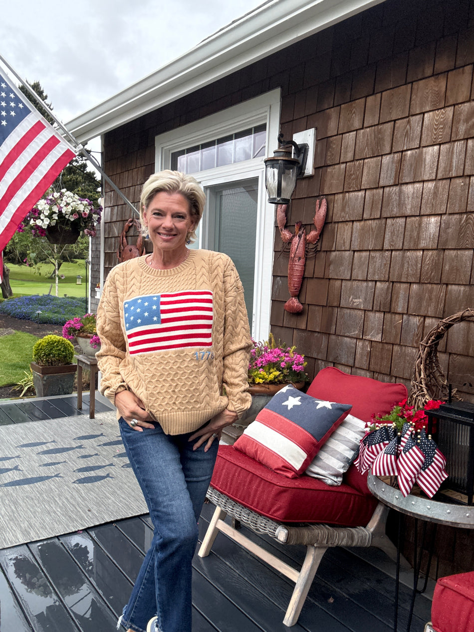 1776 Cable Knit Sweater
