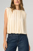 Slvlss Draped Knit Top W/ Shoulder Pad