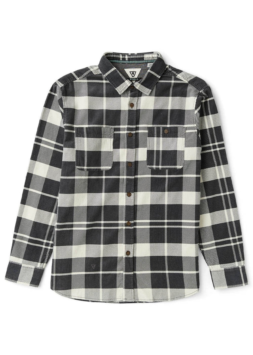 Rails Cord Printed Eco LS Shirt gra front