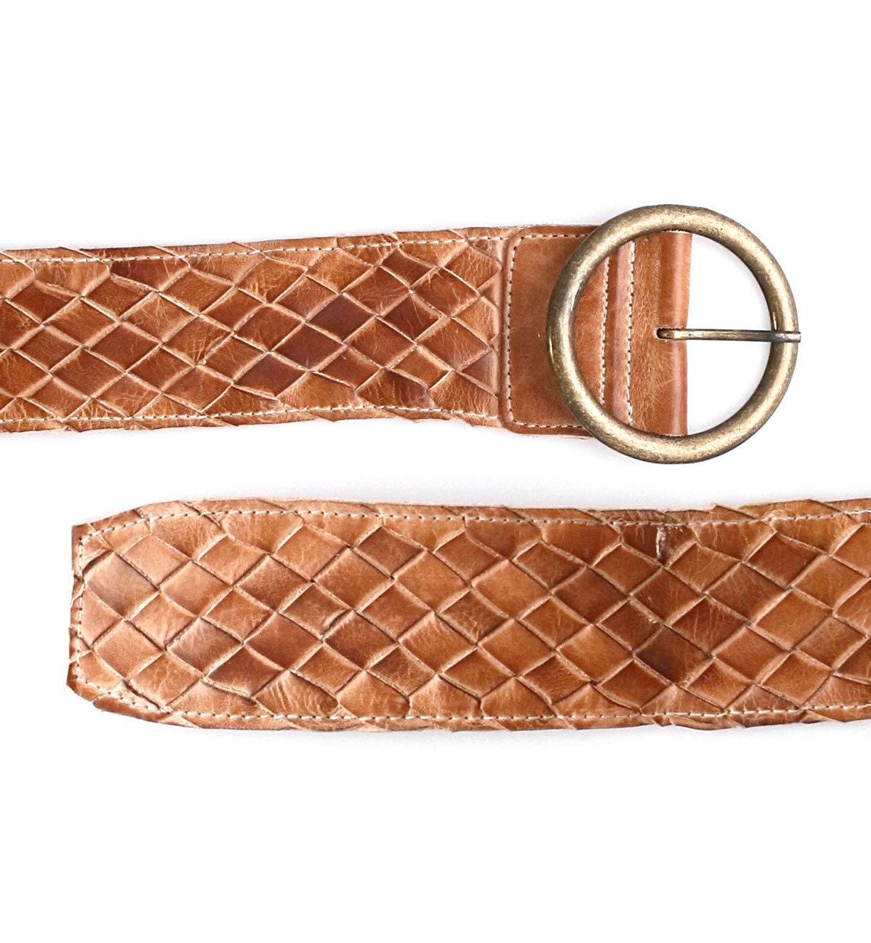 Bed|Stu Dreamweaver Belt tan rustic details