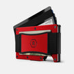 Ridge Wallet for MagSafe | Rodeo Red-Cash Strap