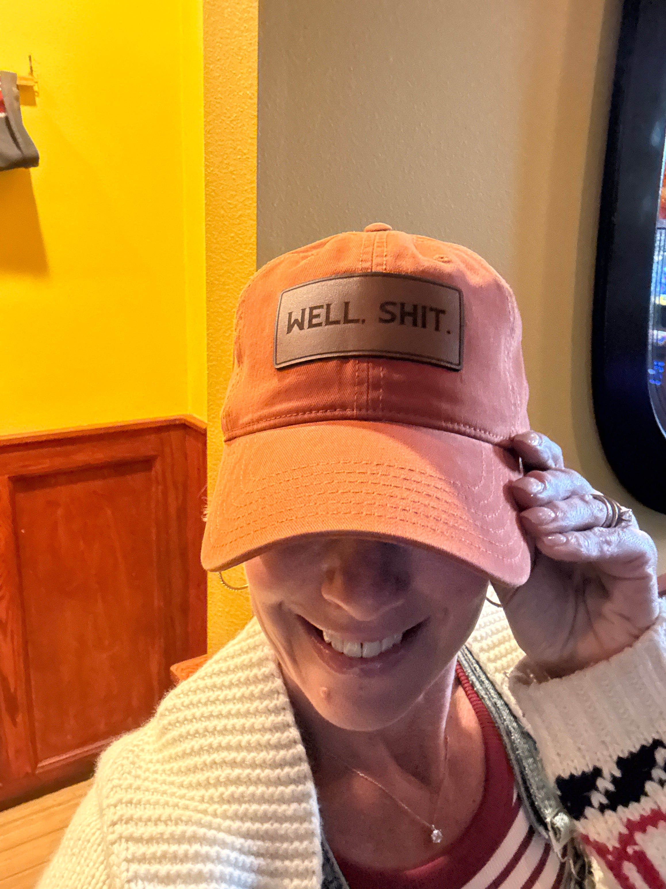 Well Sh*t Truck Hat orange front