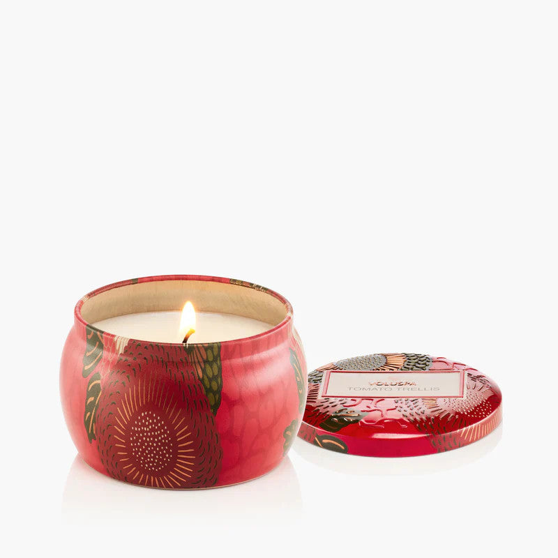 Tomato Trellis Mini Tin Candle