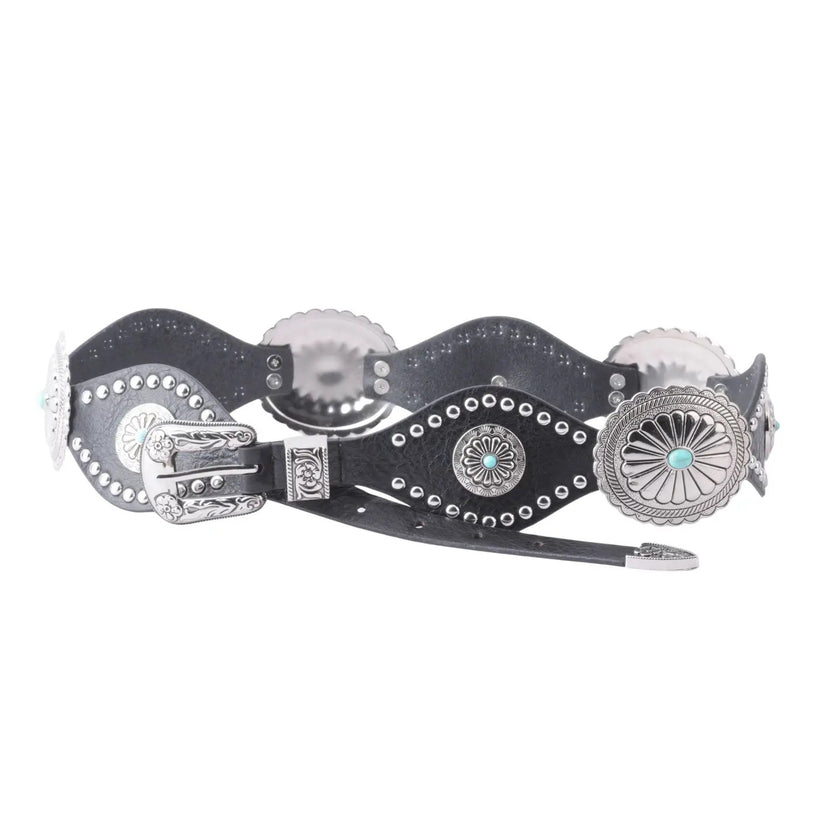Silver Concho Western Buckle