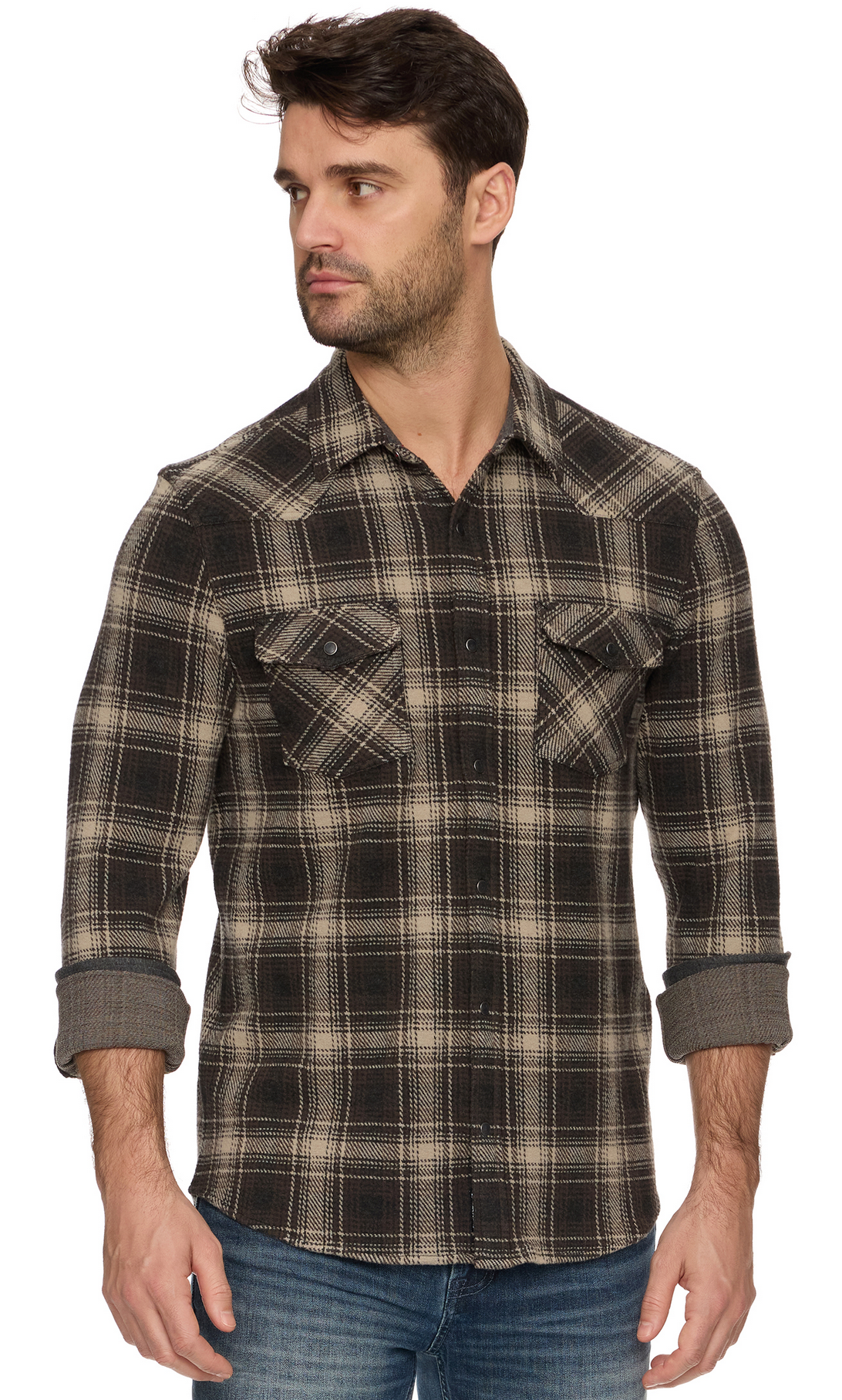 Loredo LS Western Hero Knit Flannel