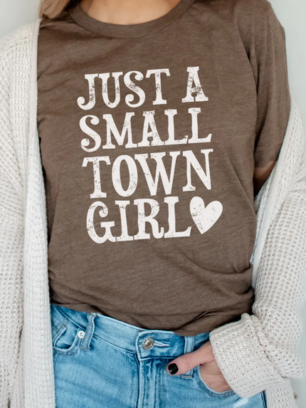Just A Small Town Girl Retro Graphic Tee