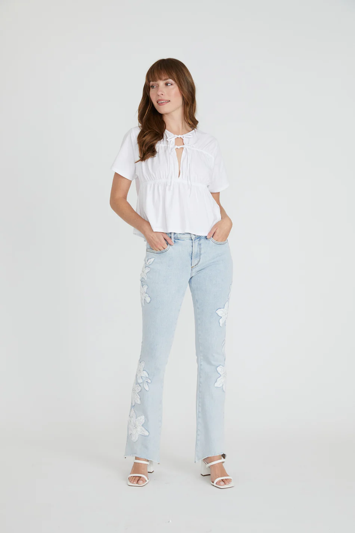 Driftwood Eva Boot Cut - Petunia Patchwork front