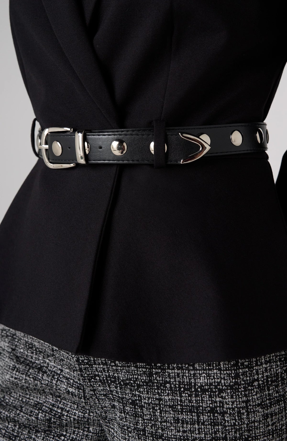Bonnie Belted Peplum Blazer