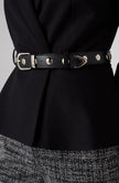 Bonnie Belted Peplum Blazer