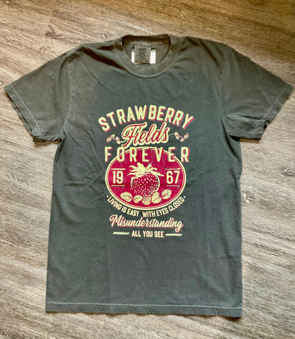 Women's Strawberry Fields Comfort Colors Tee pepper