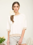  Connie Contrast SS Top front