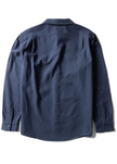 Vissla Shaper Eco Long Sleeve Flannel tidal blue back