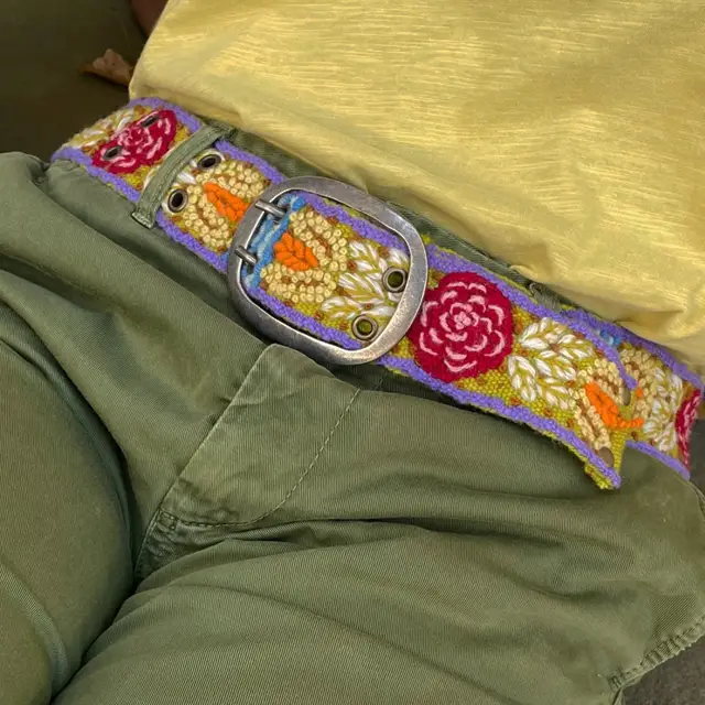 Jenny Krauss Harvest Floral Belt model