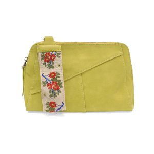 Key Lime Gigi Crossbody with Woven Wrist Strap