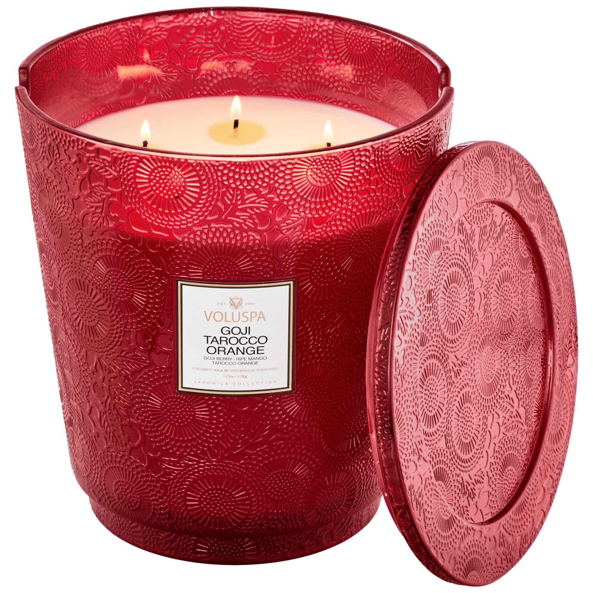 GOJI TAROCCO ORANGE | 5 Wick Hearth Candle