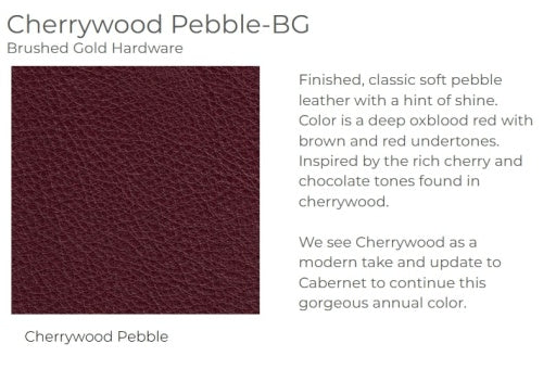 bryant wallet cherrywood pebble/brushed gold NA leather info