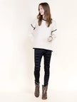 Polly Contrast Hem Sweater