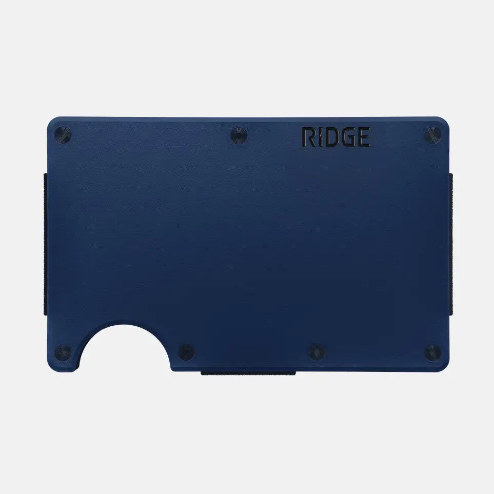 Ridge Wallet | Dark Harbor-Cash Strap