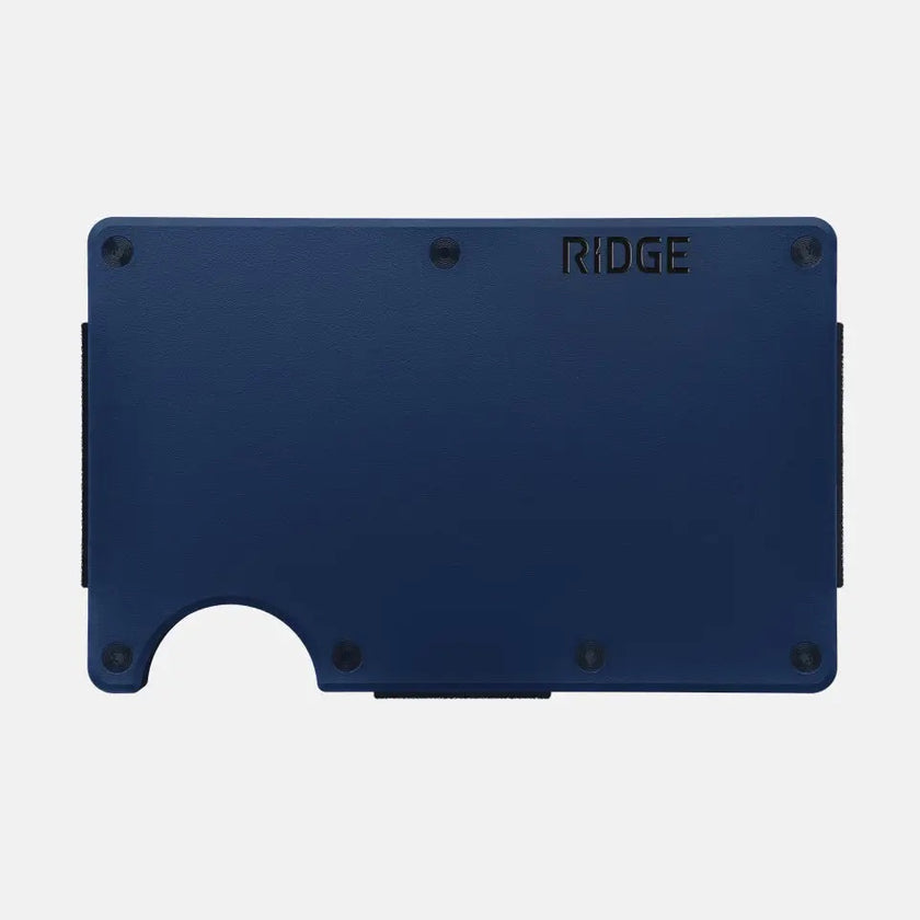 Ridge Wallet | Dark Harbor-Cash Strap