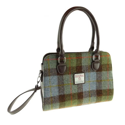 Authentic Tartan Harris Tweed Midi Tote Bag MacLeod Tartan