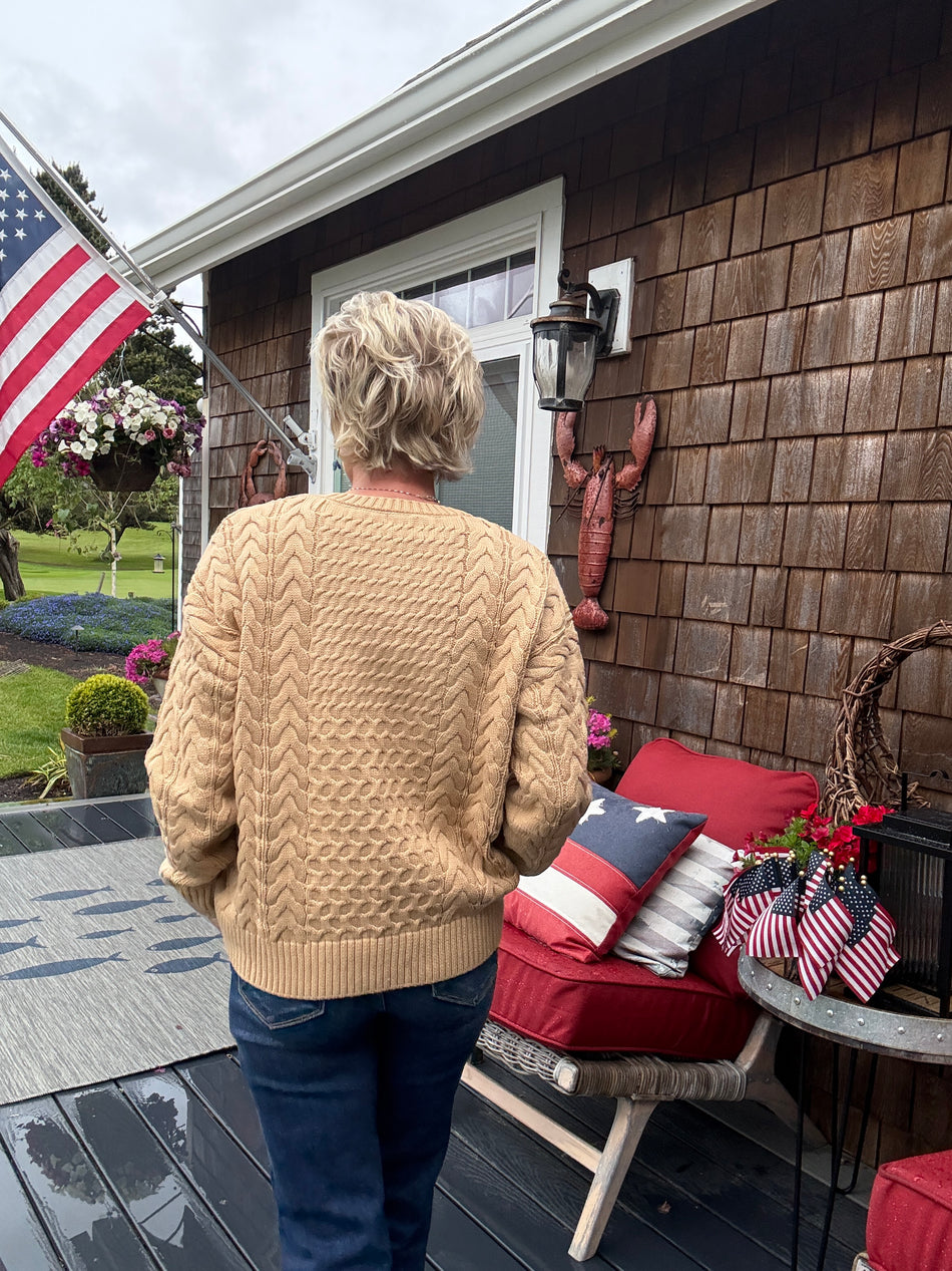 1776 Cable Knit Sweater