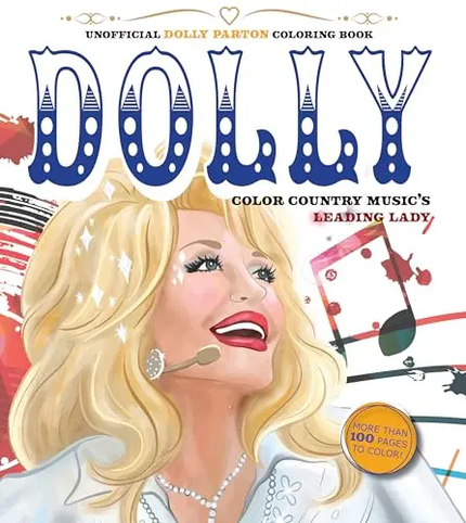 Unofficial Dolly Parton Coloring Book