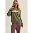 Sheep Trio Graphic Crew Neck Sweater