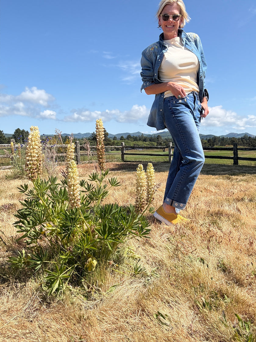 Rachelle’s Garden jeans