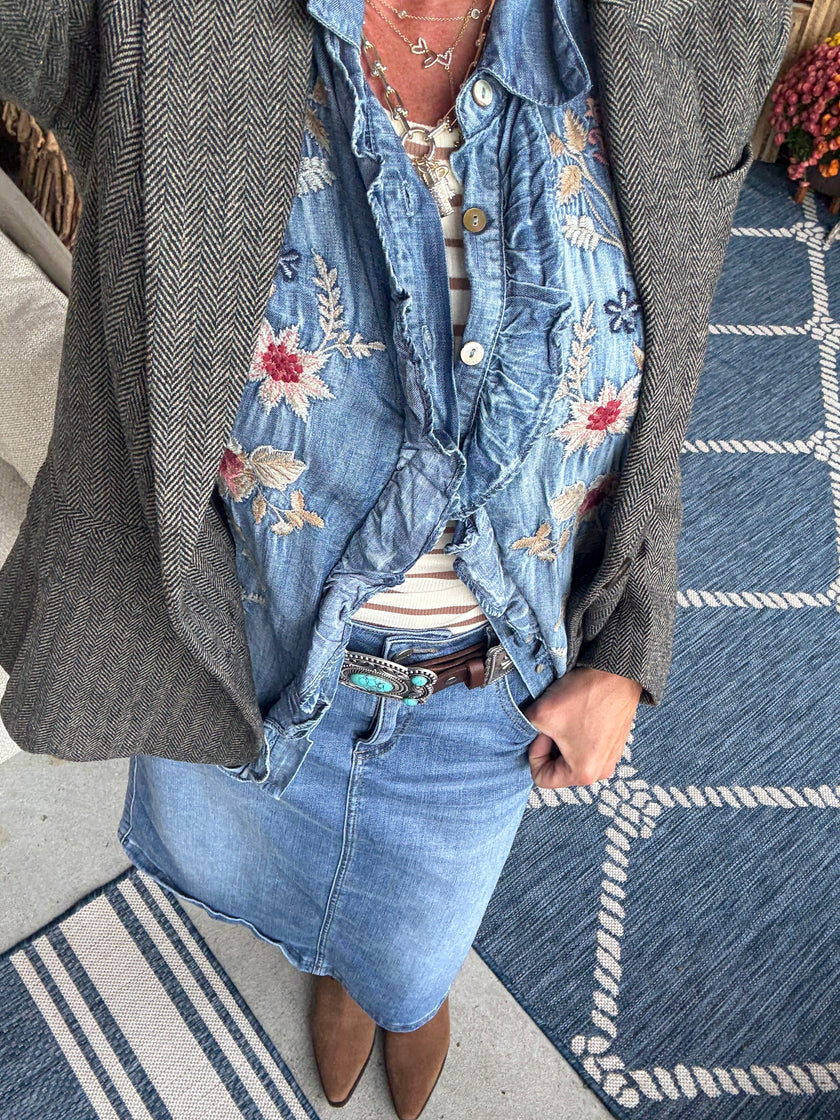 Herringbone Classic Fit Blazer