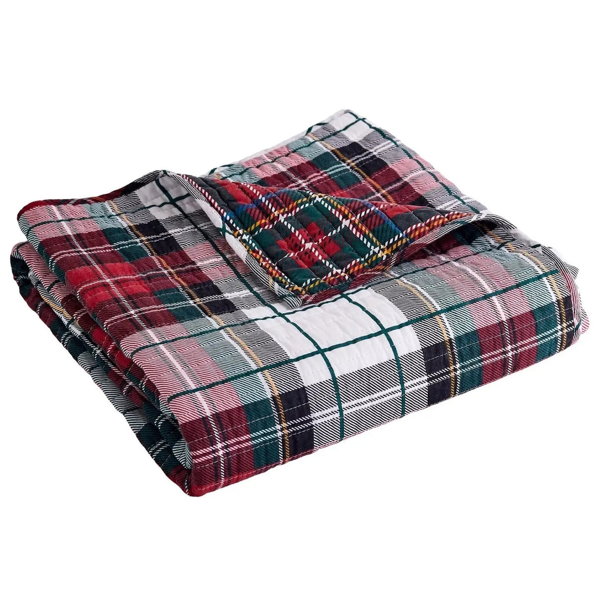 Spencer Plaid Throw - Multi