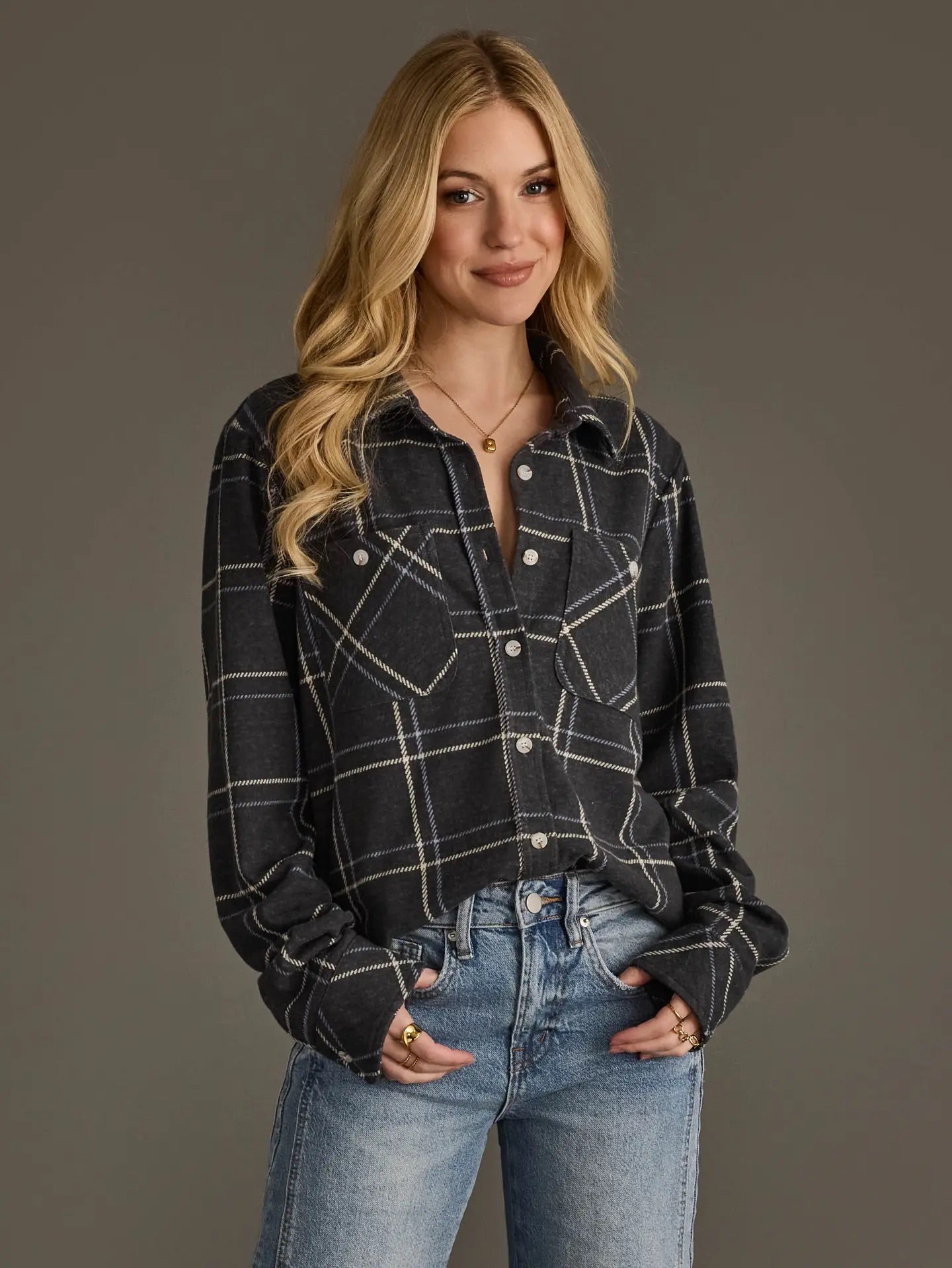 Autumns Plaid Button Up