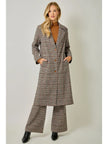 The Bianca Plaid Long Coat