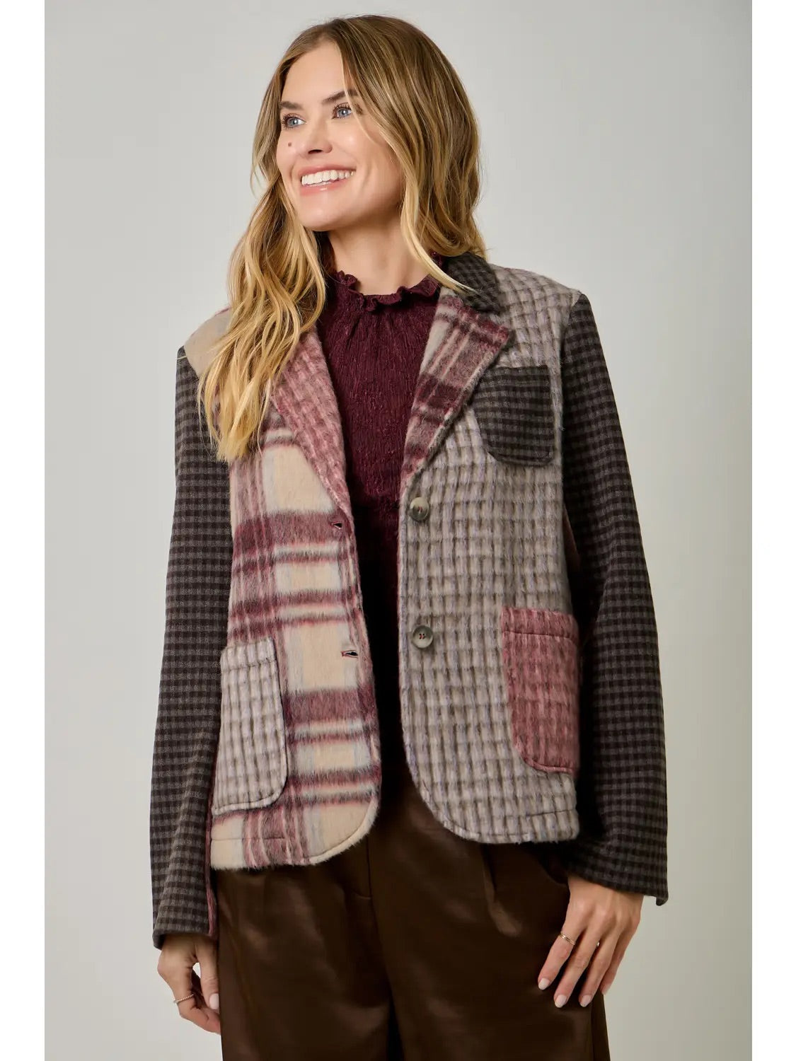 The Saige Plaid Sports Coat