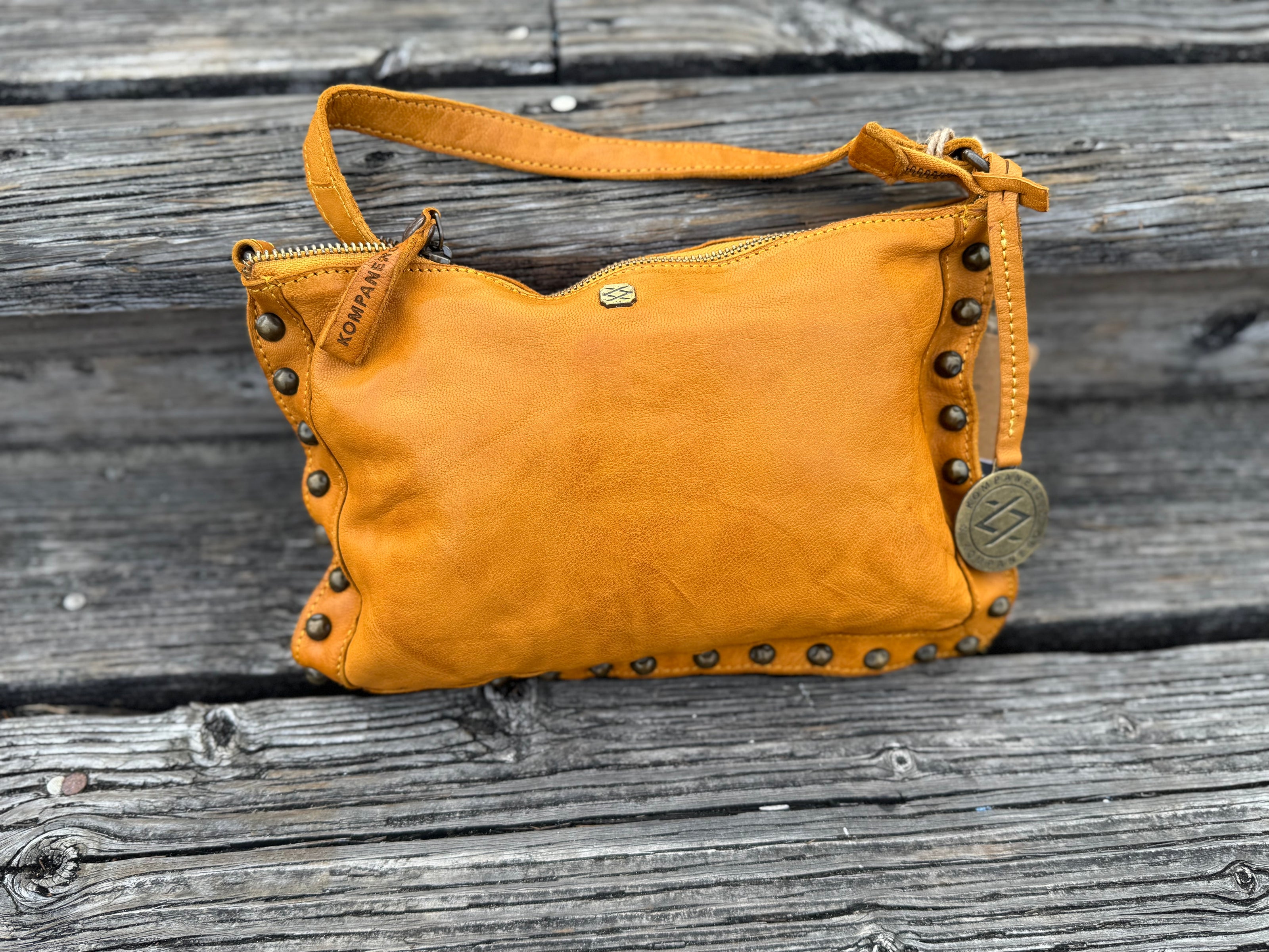 Handbag, Metal Studded Sling Bag,Handcrafted Bag - Hawysia