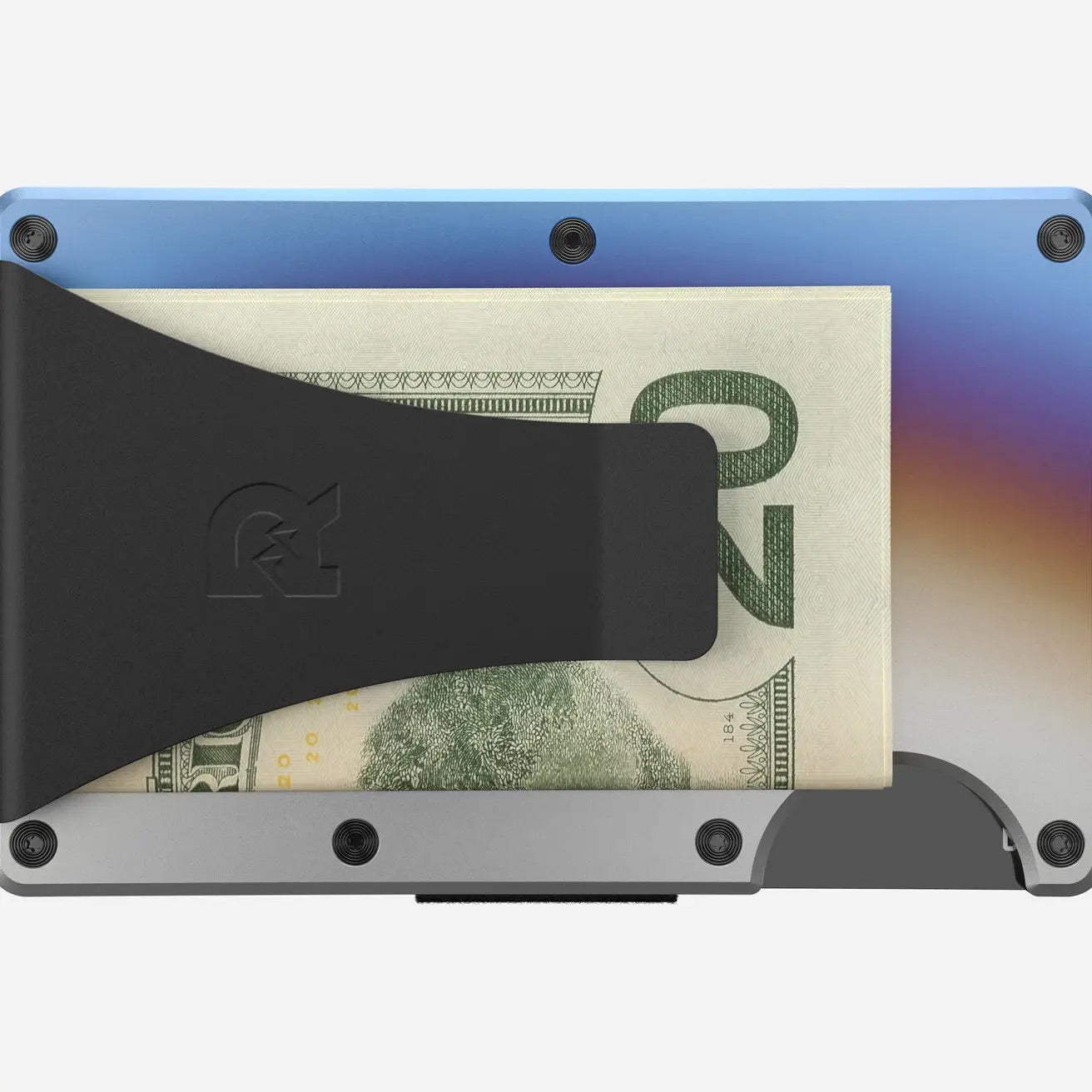 Ridge Wallet | Burnt Titanium-Money Clip