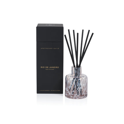 Apothecary Guild Opal Glass Reed Diffuser in Gift Box | Rio De Janeiro