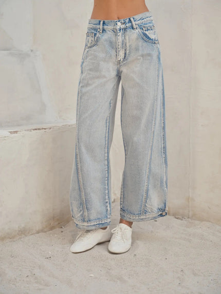 Curve Side Seam 2 Way Detail Vintage Jean