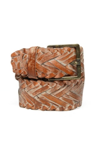 Bed|Stu Proem Belt tan rustic white bfs