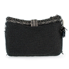 Shimmy, Black Fringe Beaded Crossbody Handbag