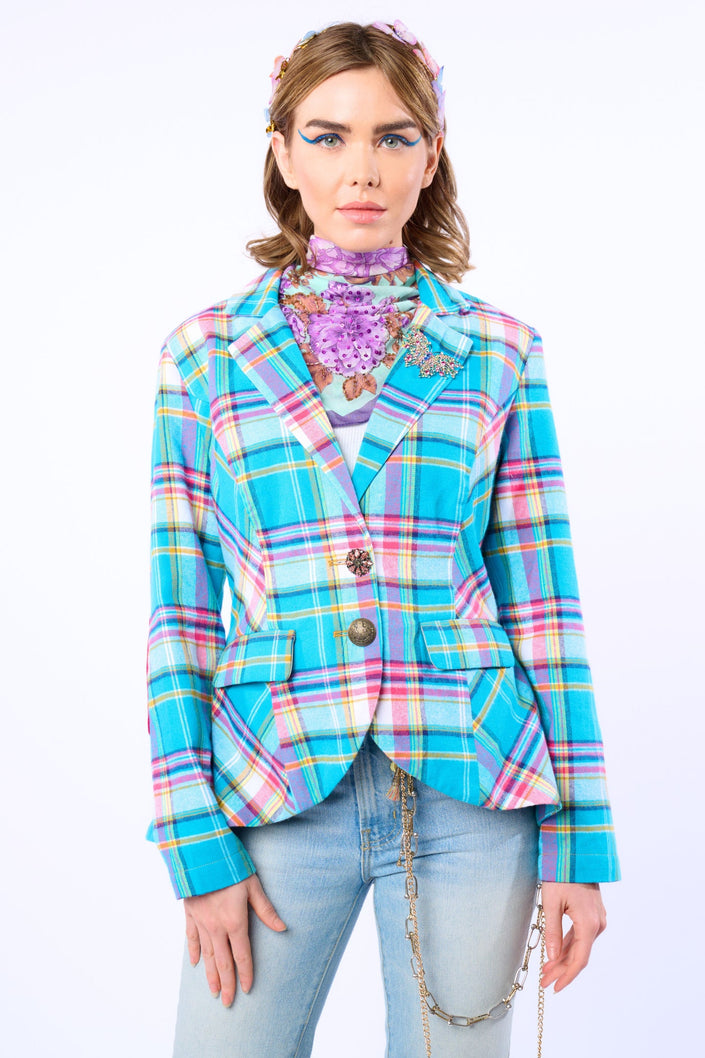 Aqua Plaid