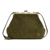 Sofia Frame Crossbody - Suede Leather Olive