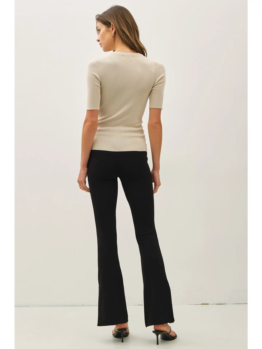 Classic Solid 1/2 Sleeve Top