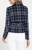 Cropped Trench Jacket with Belt