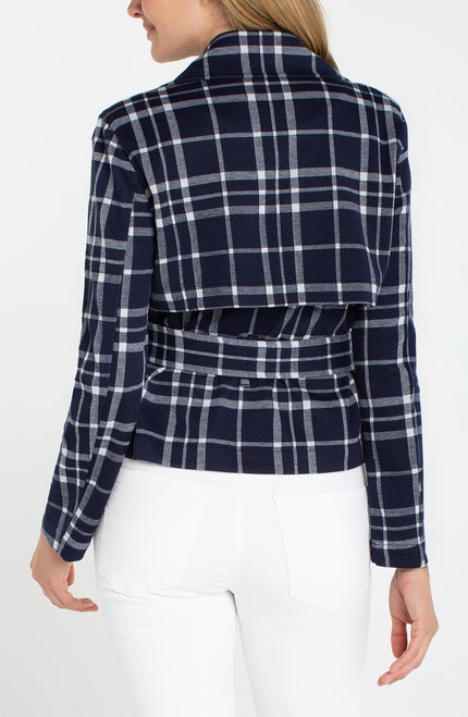 Cropped Trench Jacket W/Belt
