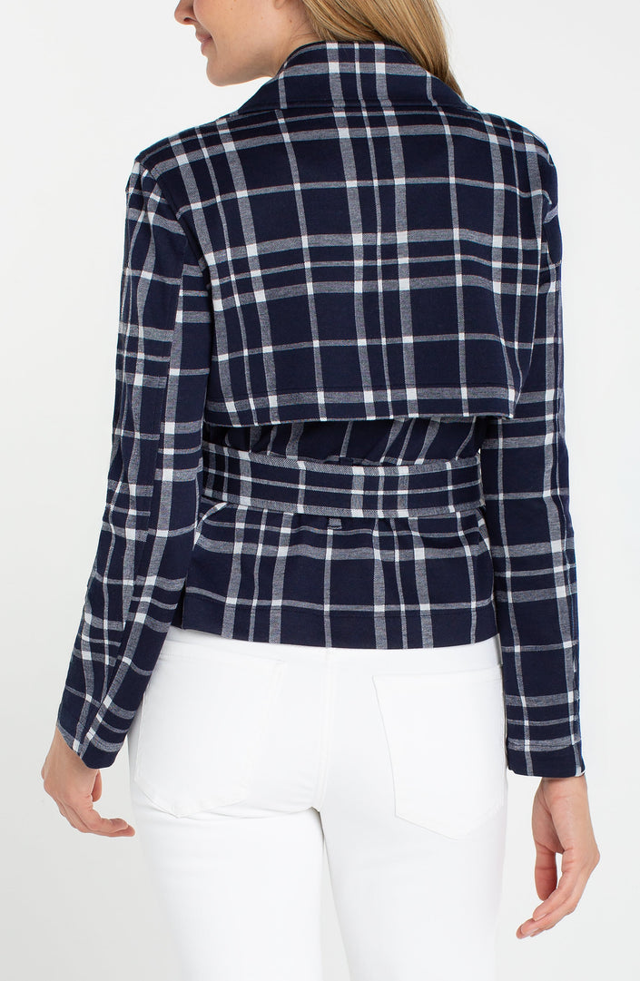 Cropped Trench Jacket W/Belt