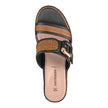 Addison Buckle-Strap Wedge top