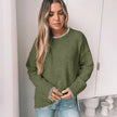 Split-End Pullover Sweater