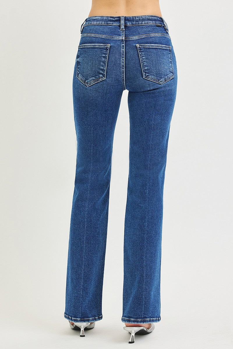 TC High Rise Straight Jeans-Stretchy